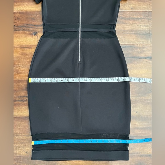 Women’s Belle Sky Black/ Mid Length /Short Sleeve/ Round Neck Line Dress - Picture 15 of 15